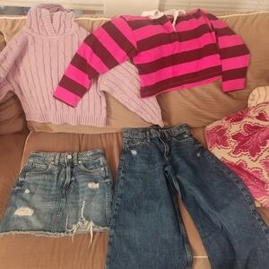 Striped Pink and Purple Kids Top